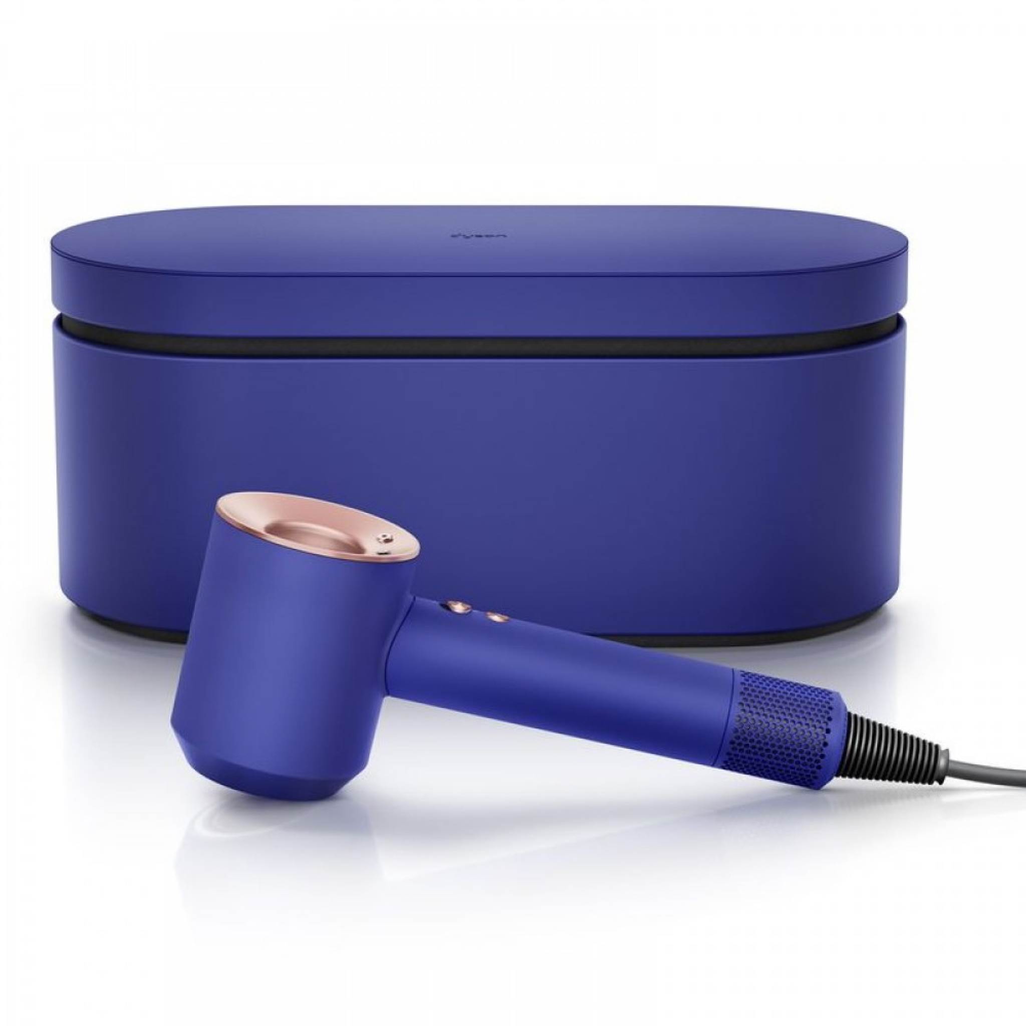 Фен Dyson Supersonic HD08 (Vinca blue и Rosé) с кожаным кейсом