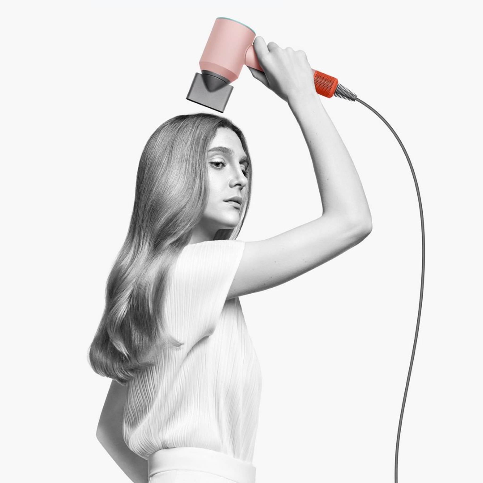 Фен Dyson Supersonic HD15 (Ceramic Pop) с кожаным кейсом