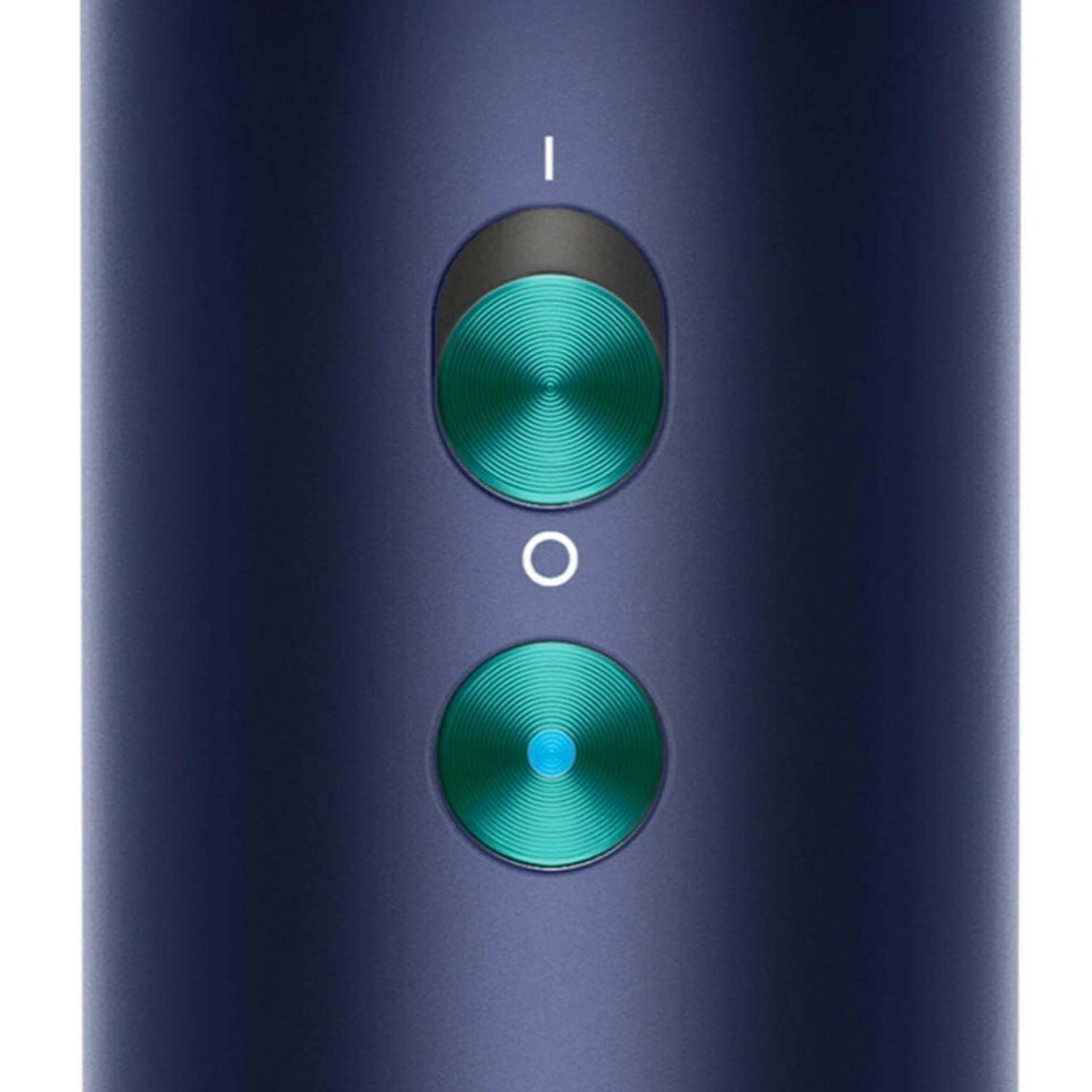Фен Dyson Supersonic HD15 (Prussian Blue/Topaz Orange) с кожаным кейсом